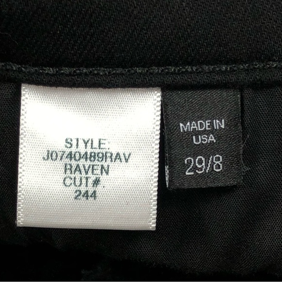 Veronica Beard Debbie Skinny High Rise Jeans Size 29 29X30.5 Black Stretch - Picture 5 of 12